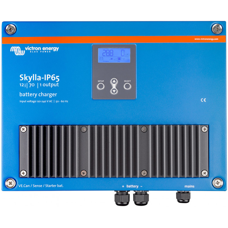 Skylla-IP65 12/70(1+1) 120-240V lielas jaudas lādētājs
