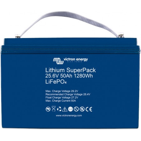 Lithium SuperPack 25,6V 50Ah (M8) high performance battery