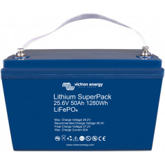 Lithium SuperPack 25,6V/50Ah (M8) battery