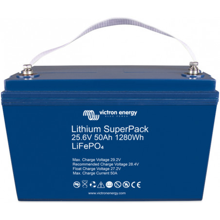 Lithium SuperPack 25,6V/50Ah (M8) battery