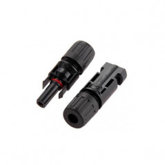 Solar connector pair MC4, 1x Male/1x Female