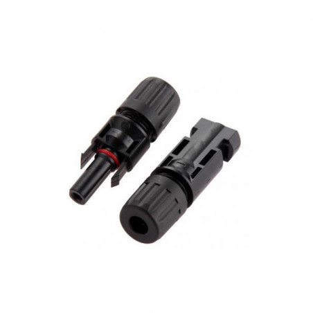 Solar connector pair MC4, 1x Male/1x Female