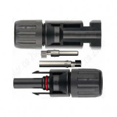 Solar connector pair MC4, 1x Male/1x Female