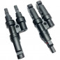 Solārā kabeļa sadalītājs - pāris MC4-Y, 1xM-2F / 1xF-2M