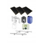 3 solar collector system