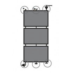 Opposite connection set to TS400 or TS400H