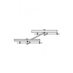 Bearing construction for tile roofs, 1 solar collector TS300 TS400