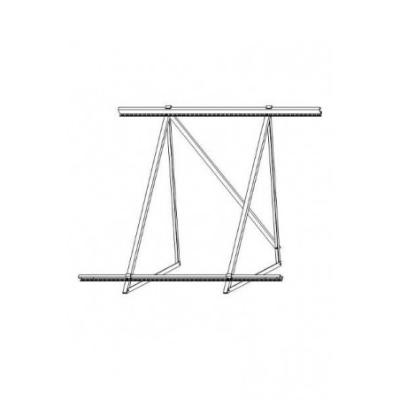 BC on horizontal surface, 2 solar collectors TS300 TS400