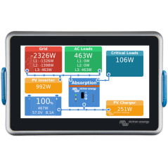 Ekrano GX komunikāciju centrs ar ekrānu Victron Energy, BPP900480100