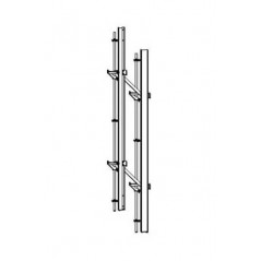 Bearing construction for tile roofs, 1 solar collector TS330