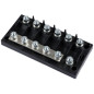 Fuse holder 6-way for MEGA-fuse