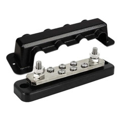 Busbar 250A 2P with 6 screws +cover
