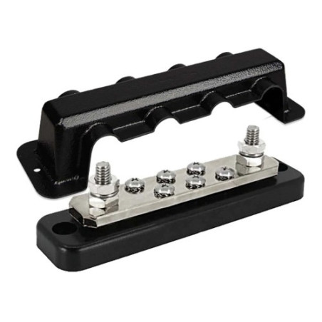 Busbar 250A 2P with 6 screws +cover