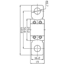 MEGA drošinātājs 300A/80V (5 gab. iepakojums) Victron Energy, CIP138300020