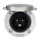 Strāvas ieeja (Poliamīds) ar vāku 16A/250Vac (2p/3w)