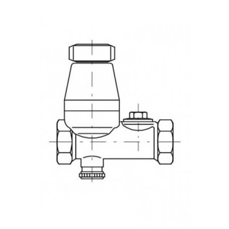 Safety valve T-1847, 3/4 inch, 6 bar with non-return valve