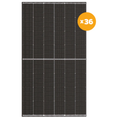 Saules panelis Trina Vertex S+ 450Wp 1500V Melns rāmis Dubultstikls
