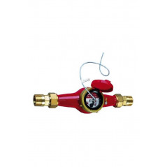 Flow meter up to 0.6m3/h, DN15 with pulse output