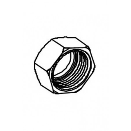 Connection for stainless steel pipe DN16 to 3/4 inch inner thread