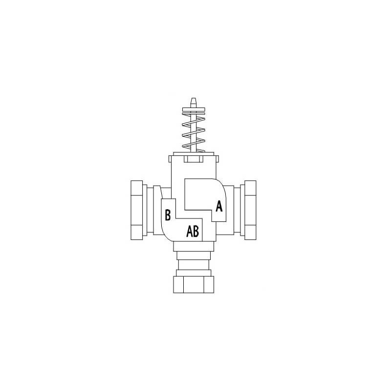 Three-way switching valve VC ZMF 6000/U HONEYWELL