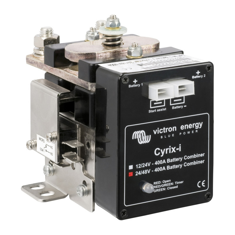 Cyrix-i 12/24V-400A intelligent battery combiner