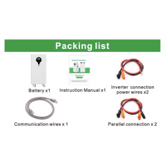 Ground mounted 51.2V 314Ah 16kWh lithium battery pack