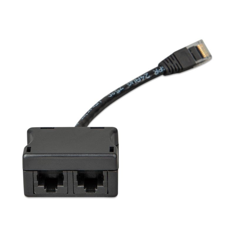 RJ45-splitter 1xRJ45 male/15cm cable/2xRJ45 female, ASS030065511,
