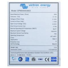 Victron BlueSolar 55 W monokristāliskais saules panelis 4c, SPM040553603