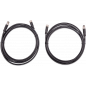M8 circular connector Male/Female 3 pole cable 3m (bag of 2)