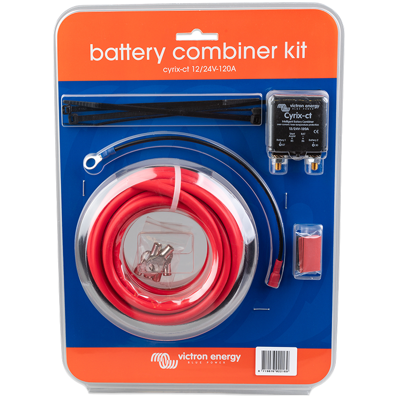 Cyrix-ct 12/24V-120A Battery Combiner Kit Retail