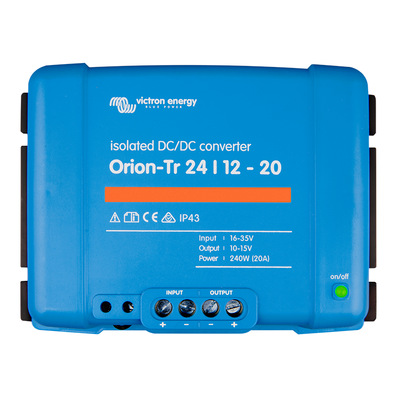 Orion-Tr 48/24-16A (380W) Isolated DC-DC pārveidotājs