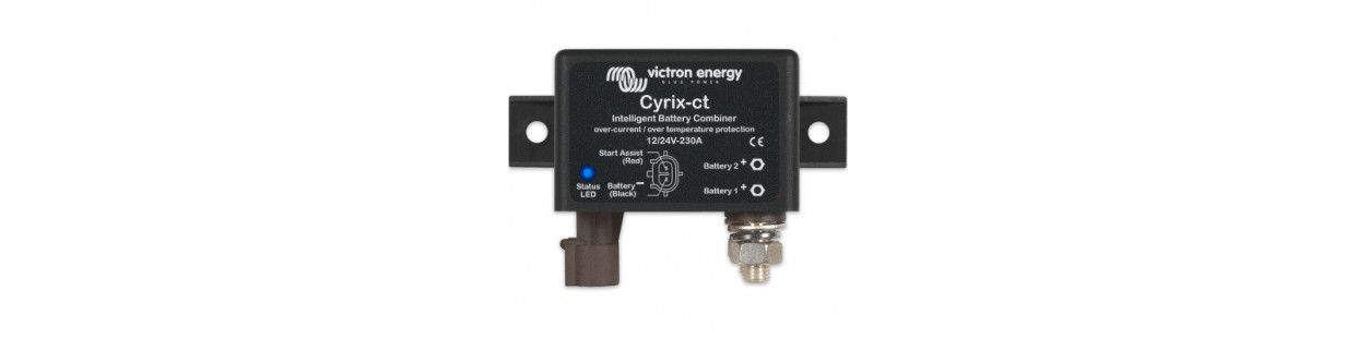 Microprocessor controlled Lithium battery combiner/isolators
