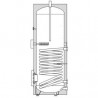 VTS boilers and tanks with 2 heating elements for solar collector systems