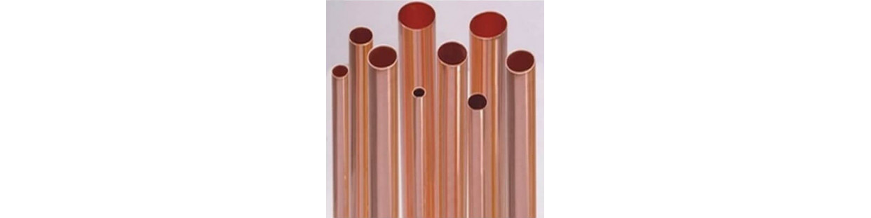 Copper tubes for solar collector systems