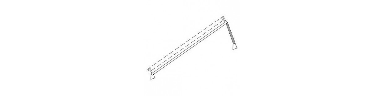 Anchorages for solar panel and solar collector systems